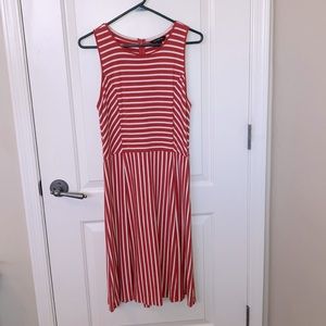 Banana Republic a-line slimming effect dress